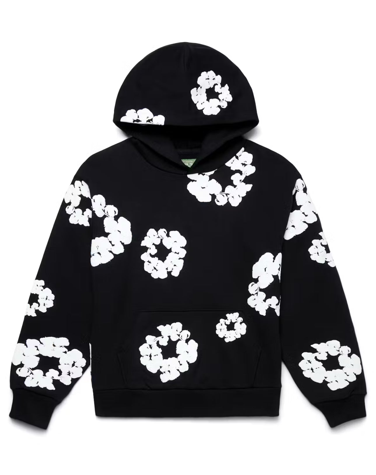 DENIM TEARS THE COTTON WREATH HOODIE BLACK